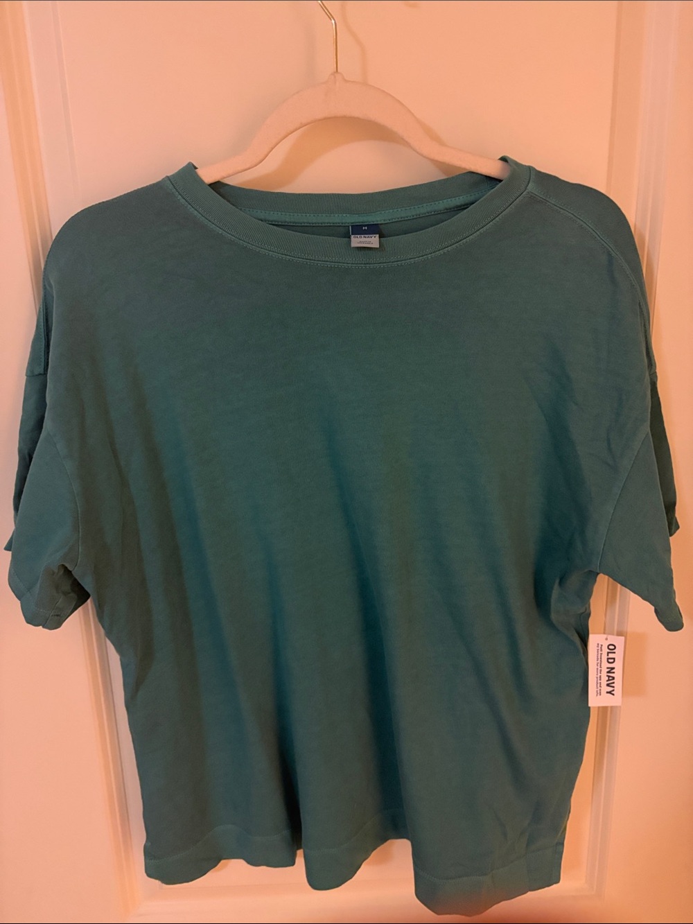 Old Navy Women's Short-Sleeve Crewneck Tee in Teal